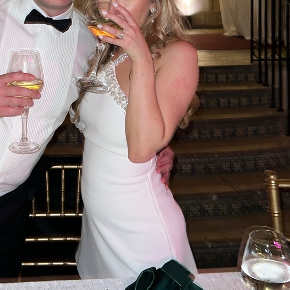 Retrofete Kristi Pearl Embellished Dress - Picture 4 of 8